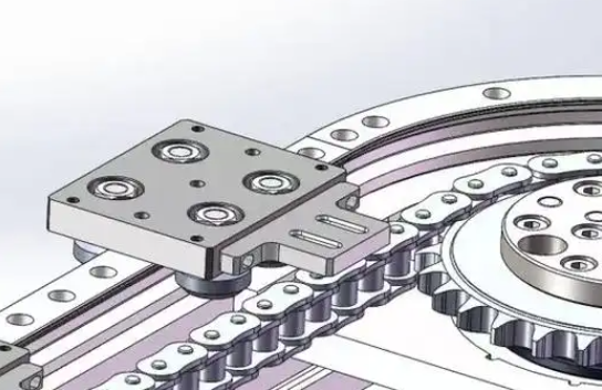 定距鏈條特寫(xiě)圖