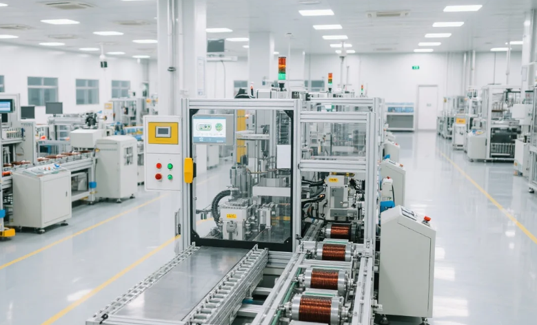 電機(jī)自動(dòng)化生產(chǎn)車間圖