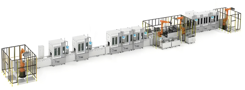 電機(jī)自動(dòng)裝配生產(chǎn)線布局結(jié)構(gòu)圖