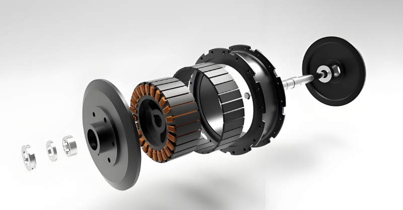 輪轂電機(jī)結(jié)構(gòu)爆炸圖