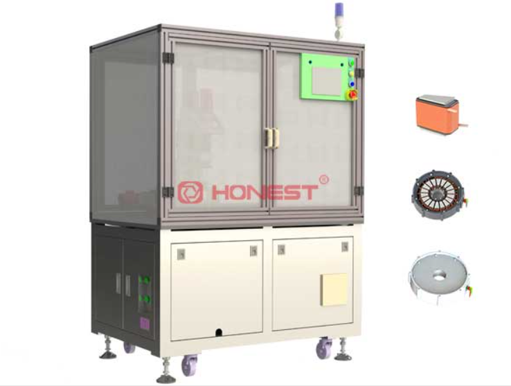 輪轂電機(jī)扁線(xiàn)分塊定子精密繞線(xiàn)機(jī)