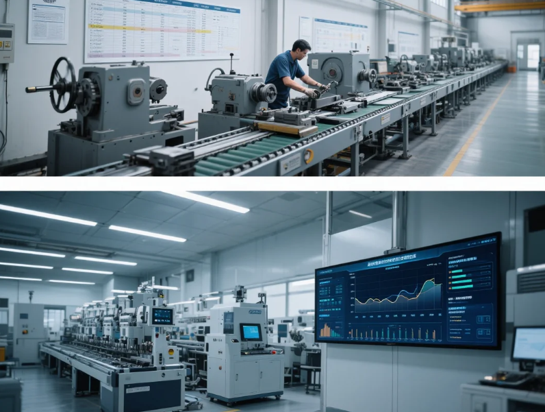 傳統(tǒng)與智能化的生產(chǎn)線對(duì)比