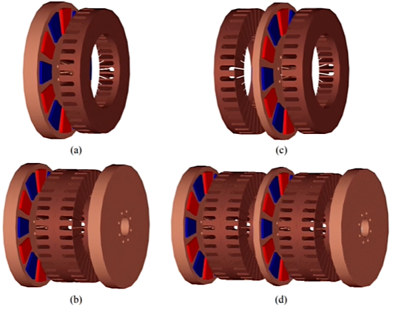 軸向磁通電機內部結構