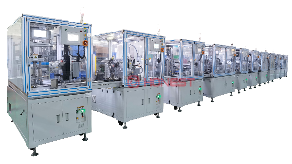 合利士無(wú)刷油泵電機(jī)全自動(dòng)化裝配生產(chǎn)線